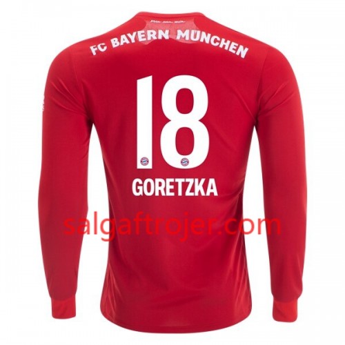 FC Bayern München Fodboldtrøjer Leon Goretzka 18 Hjemmebanesæt 2019/20 Langærmet FC Bayern München Fodboldtrøjer Leon Goretzka 18 Hjemmebanesæt 2019/20 Langærmet